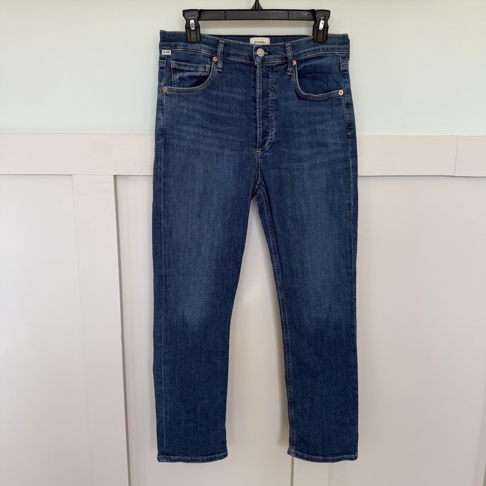 Citizens of Humanity Jolene High Rise Button Fly‎ Slim Jeans Size 29 Blue EUC